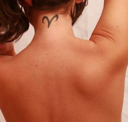Aries-neck-tattoos
