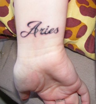 Aries-wrist-tattoos