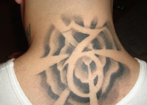Capricorn Neck Tattoo customised  Route 66 Tattoo Studio  Facebook
