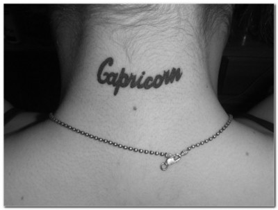 capricorn-neck-tattoos