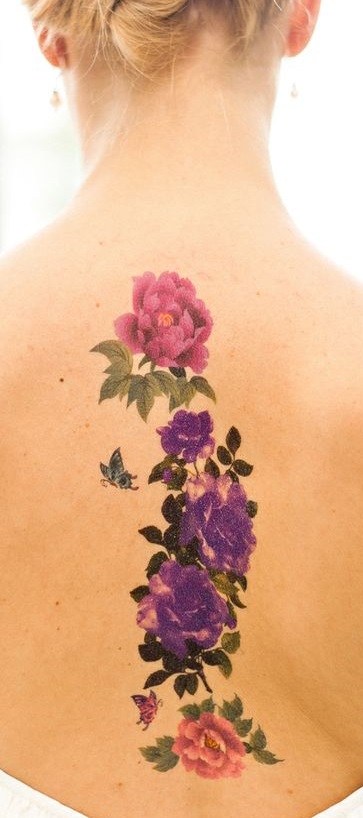 spine-roses-tattoos