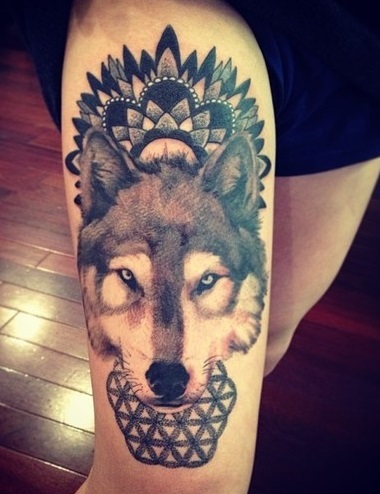 wolf-tattoo-designs-leg