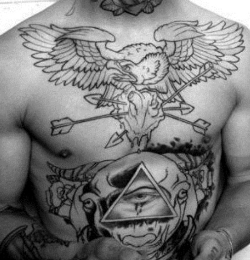 chest-tattoos-eagle