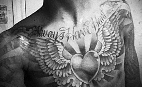 Heart Beat Tattoo With Wings  Tattoo Ideas and Designs  Tattoosai