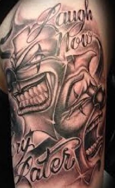 Chicano Tattoos Smile Now Cry Later