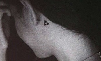 ear-tattoo-behind-triangle