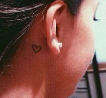 ear-tattoos-behind-heart