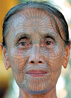 face-tattoo-cultural-lines