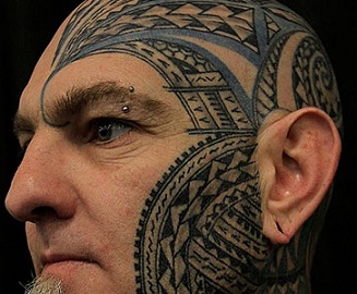 face-tattoo-polynesian