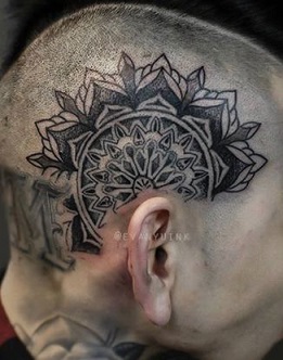 head-tattoo-henna