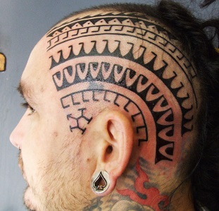 head-tattoo-pattern