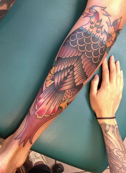 leg-tattoos-eagle