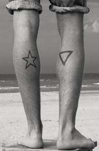 leg-tattoos-mens-simple