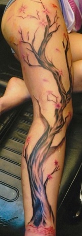 leg-tattoos-women-blossum