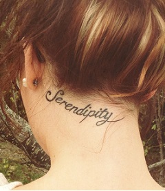 neck-tattoos-women-quote-word