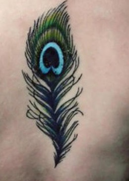peacock-feather-tattoo-back
