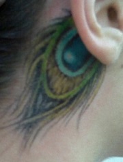 peacock-feather-tattoo-behind-ear
