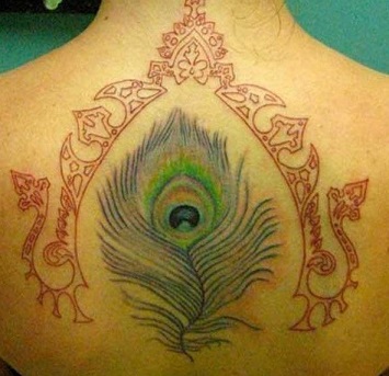 peacock-feather-tattoo-spine-back