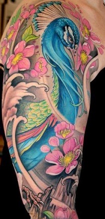 peacock-tattoos-arm