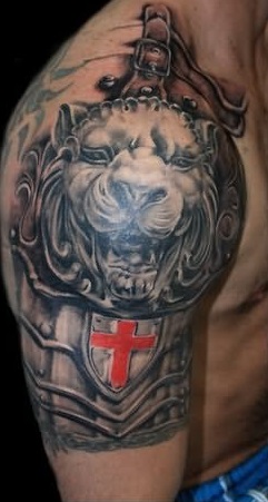 shoulder-tattoos-armour-crest
