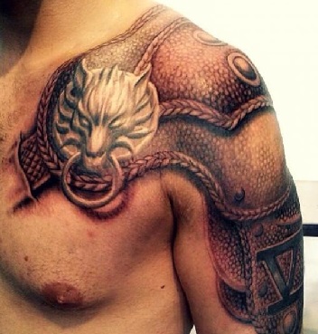 shoulder-tattoos-armour-roman