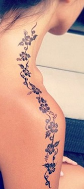 shoulder-tattoos-floweral