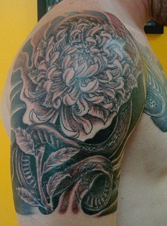 shoulder-tattoos-men-chrysanthemum