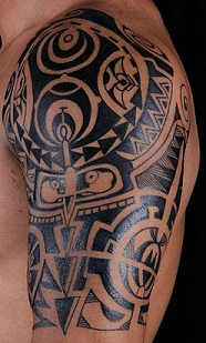 shoulder-tattoos-men-tribal-black
