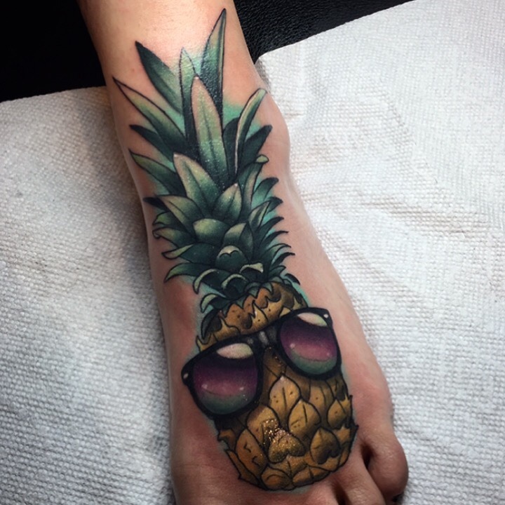 Pineapple Tattoo by Cory Cartwright