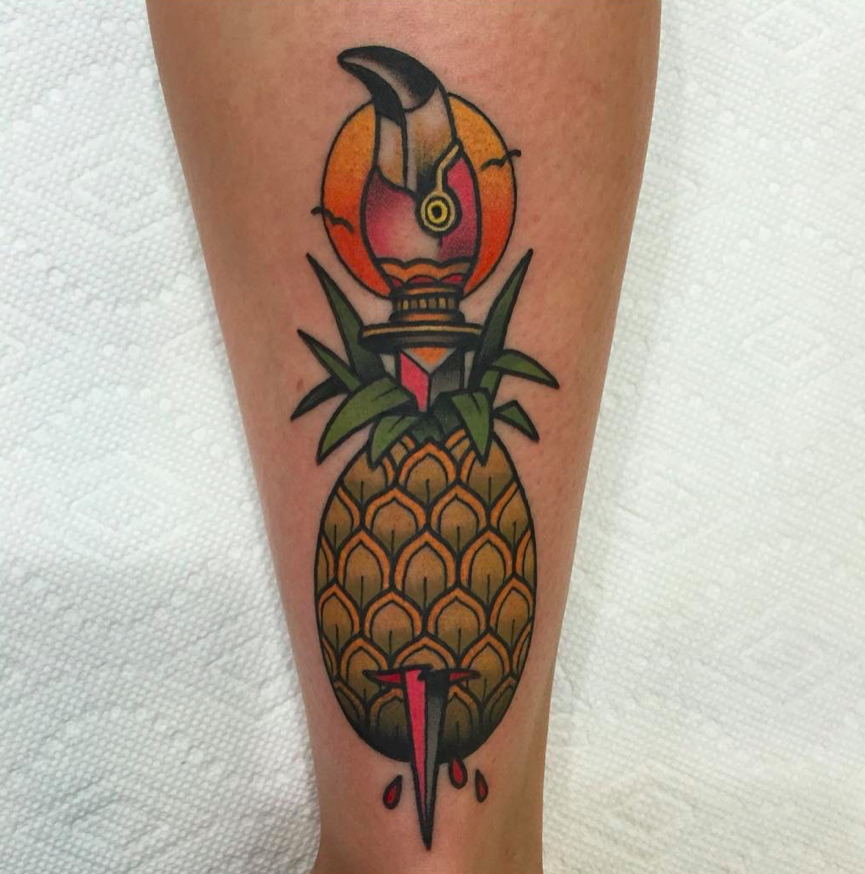 Pineapple Tattoo by James Cumberland