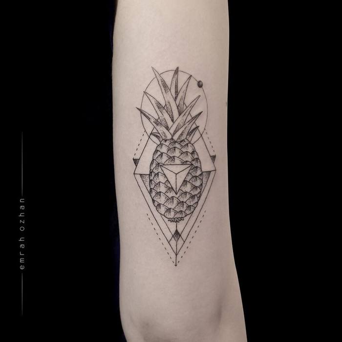 Pineapple Tattoo by Emrah Ozhan