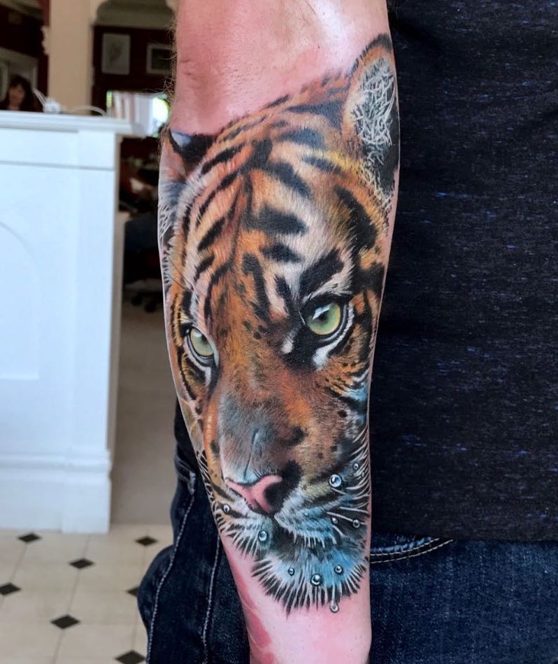 David Corden Tiger Tattoo