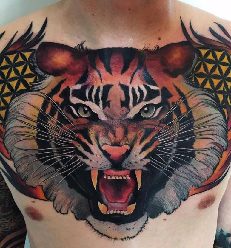 Miryam Lumpini tigers tattoo