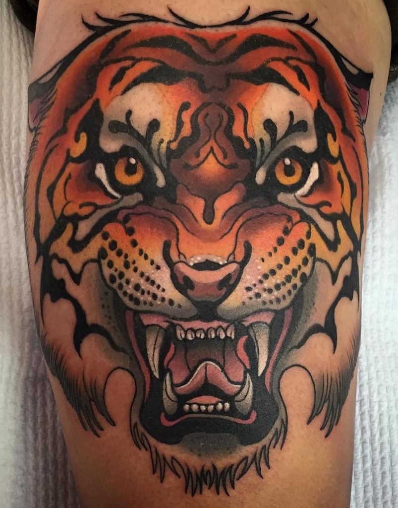 Sam Clark- Tiger Tattoo