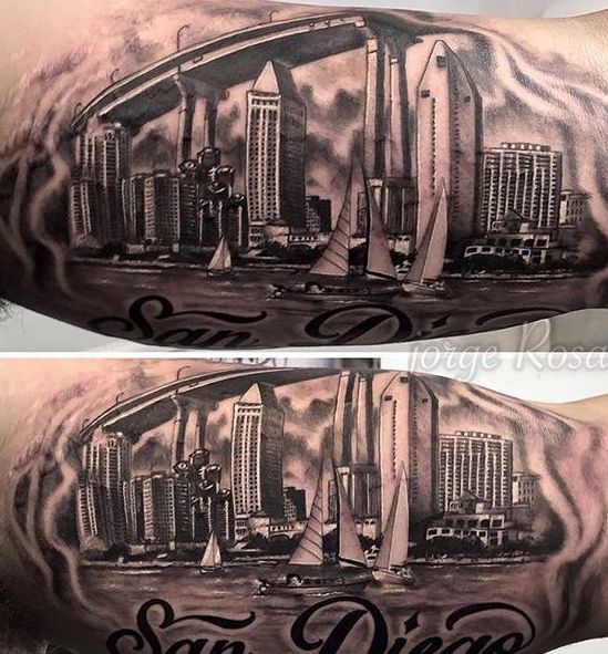 White Crow Tattoo Parlor  2nd session The Golden Gate Bridge  goldengatebridge goldengatebridgetattoo California sanfrancisco  landscape landscapetattoo blackandgreytattoo blackandgrey  tattoojohorbahru  Facebook