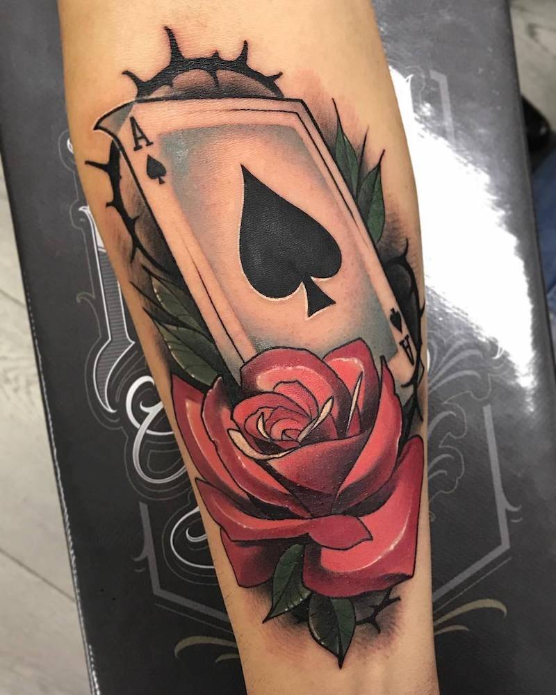 Ace Tattoo by Alberto Estepa