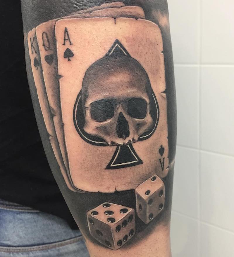 Ace Tattoo by Julio Alcazar