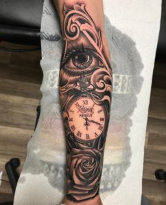 Clock Tattoo by Jesus Art