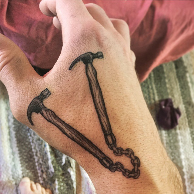 Hammer Tattoo by Andreas Engblom