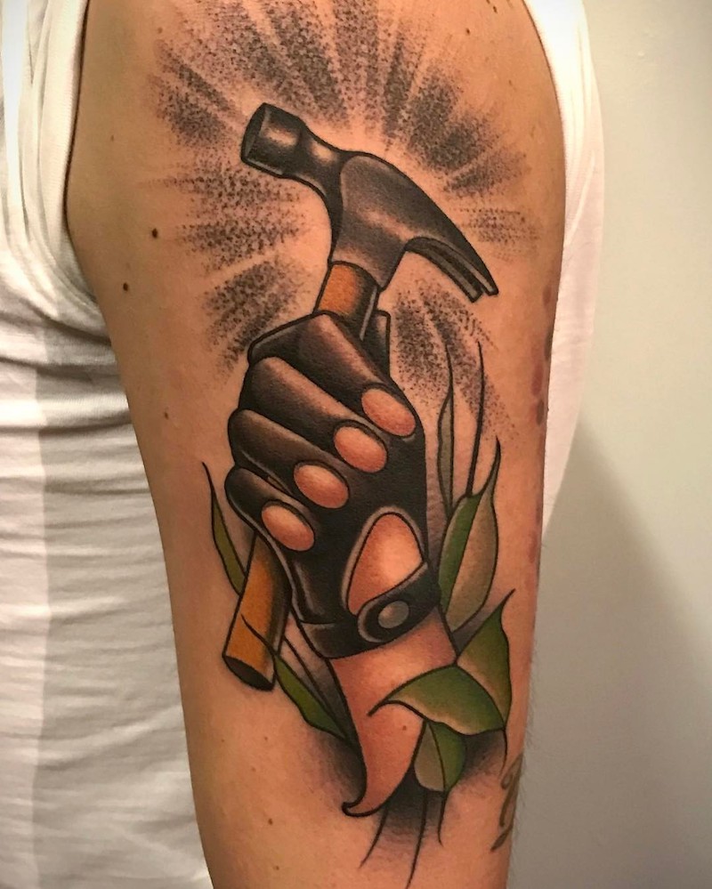 Hammer Tattoo by Fulvio Vaccarone