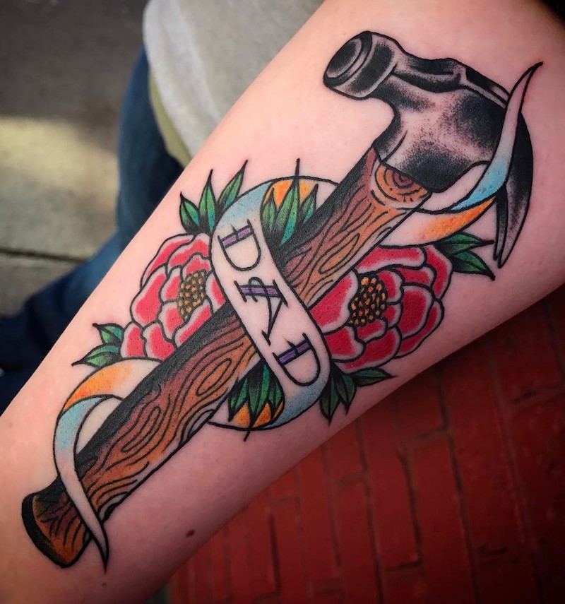 Hammer Tattoo by Harrison Wellwood