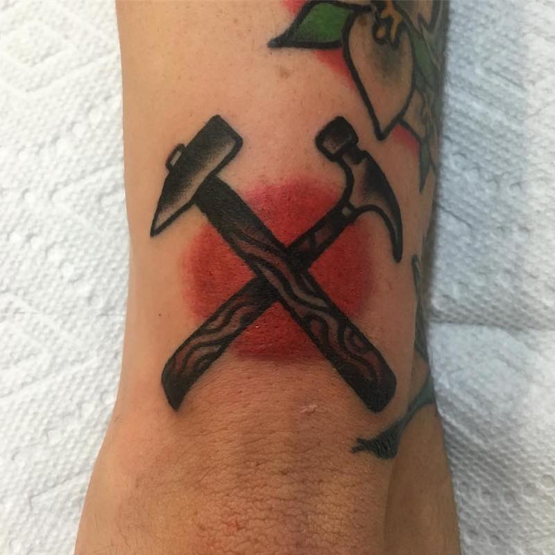 Hammer Tattoo by Nick Moran