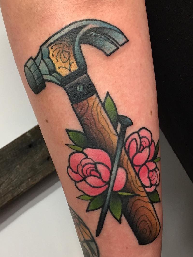 Hammer Tattoo by Tilly Dee