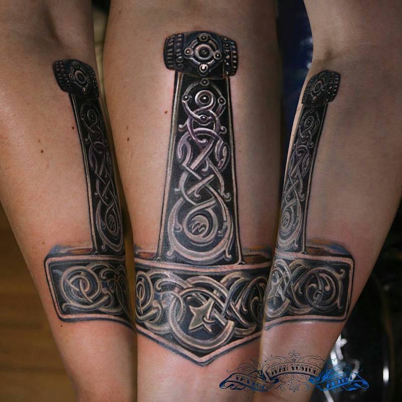 Hammer Tattoo by Vostok Tattoo