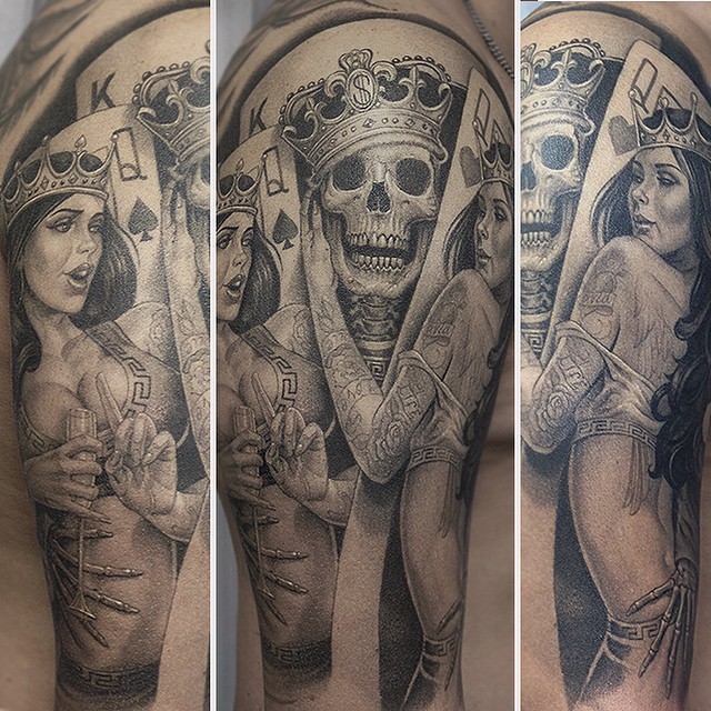 King Tattoo by Alex Nuñez