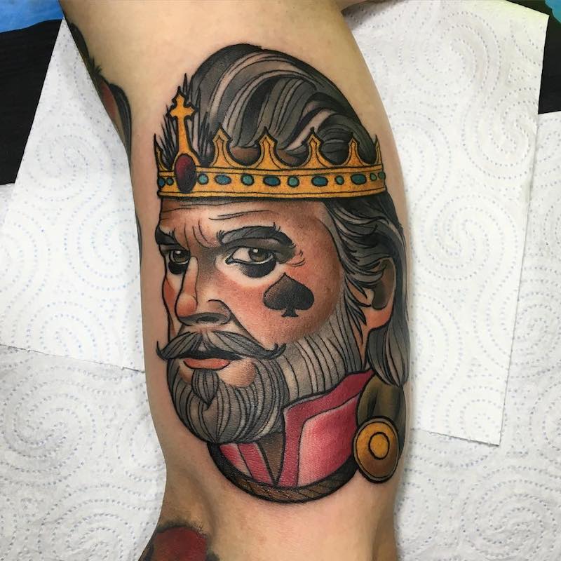 King Tattoo by Debora Cherrys - Tattoo Insider