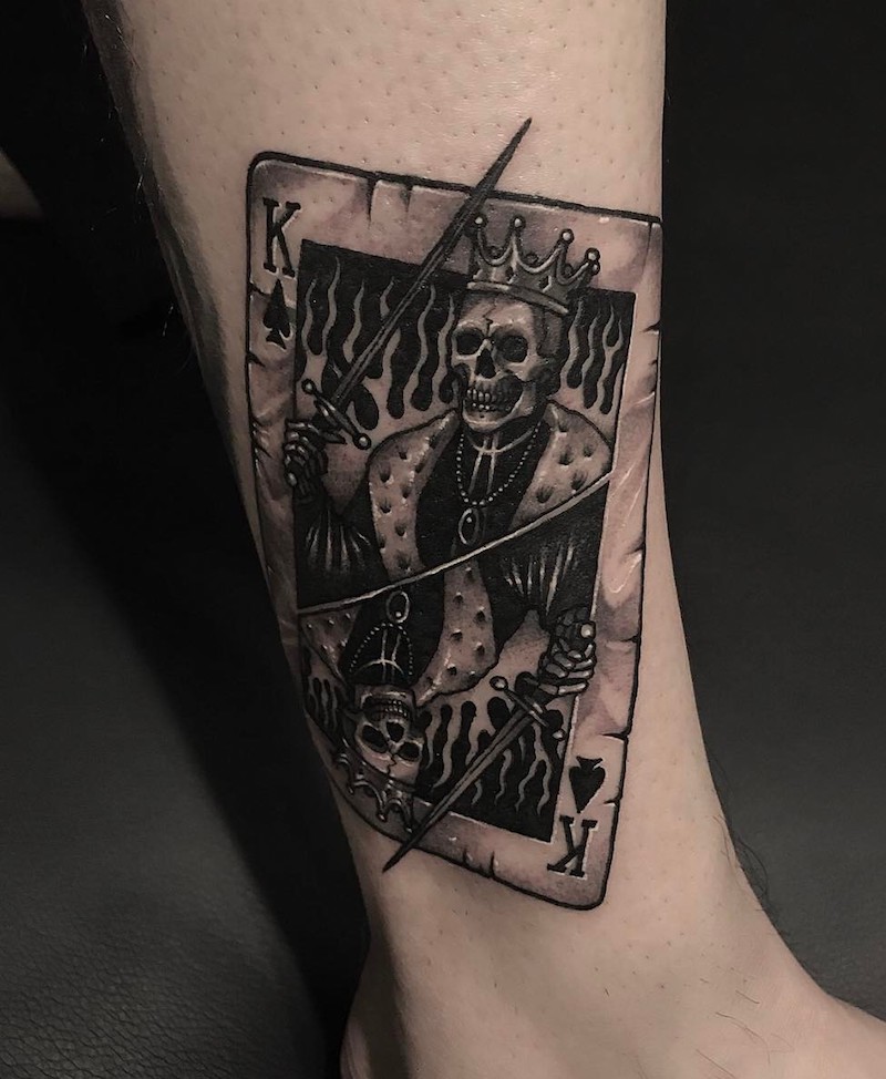 King Tattoo by Gara Tattooer