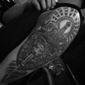 King Tattoo by Jose Lopez