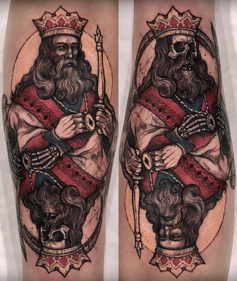 King Tattoo by Varo Tattooer