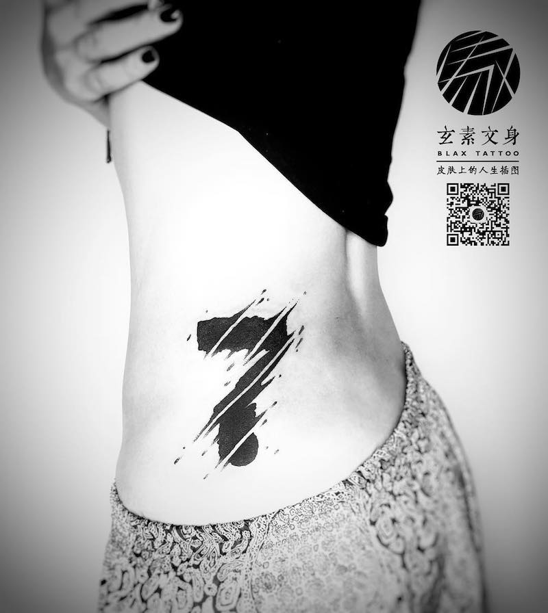 Lucky 7 Tattoo by Blax Tattoo
